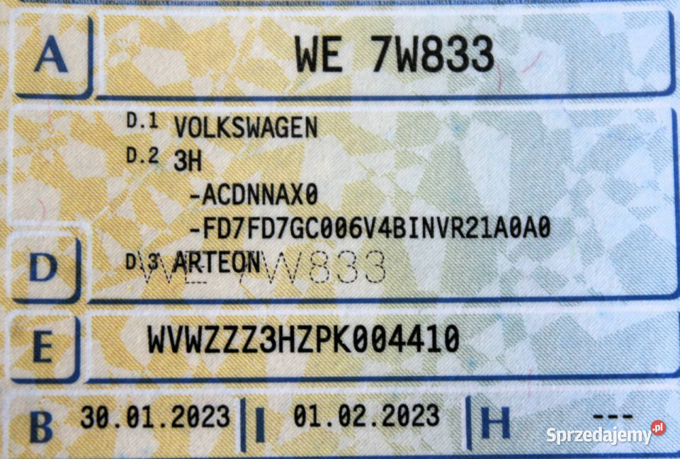 Volkswagen Arteon Shooting Brake FV23 190 DSG podgrzewane fotele Volkswagen Sokołów