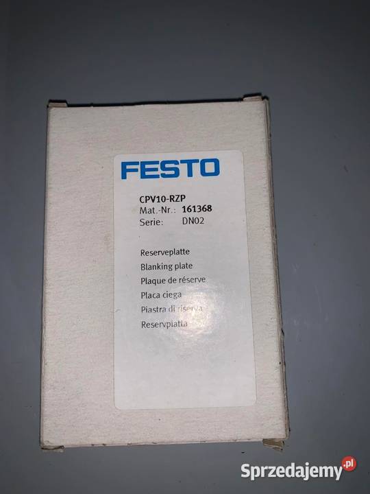 Płyta zaślepiająca CPV10RZP 161368 Festo Warszawa