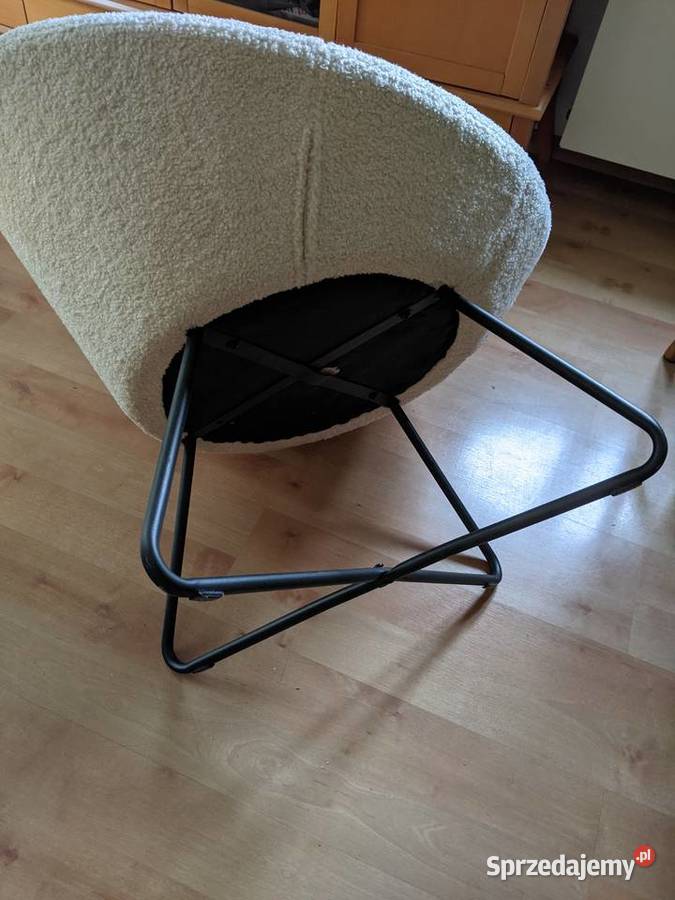 Fotel wypoczynkowy Celanic tkanina boucle kolor 80cm Warszawa