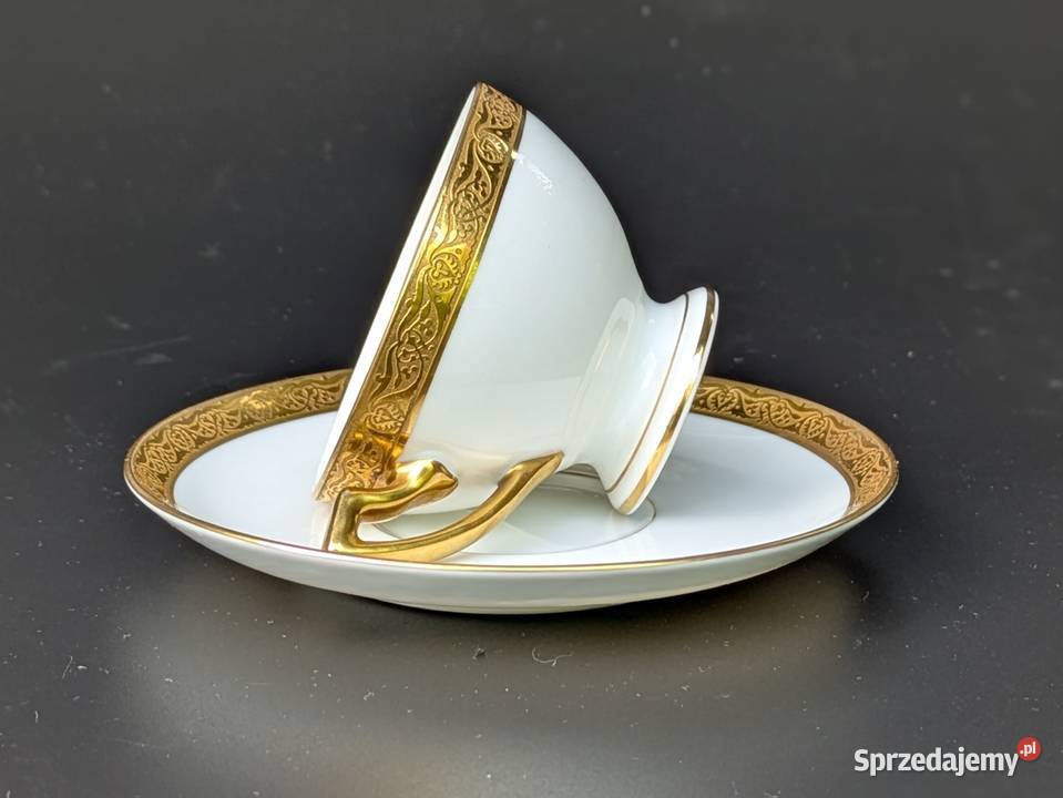 Wyjątkowa Filiżanka w Stylu Empire Rosenthal Porcelana i szkło Legnica
