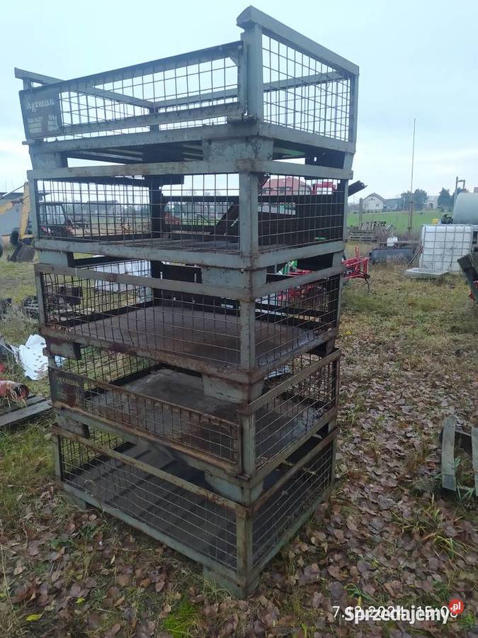 Pojemnik kosz skrzyniopaleta regał wielkopolskie Konin