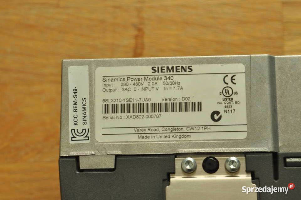 Siemens CU 305DP Power Module 340 Pozostałe Osieki sprzedam