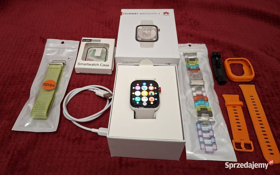Smartwatch Huawei Watch Fit 3 zestaw na GW Warszawa