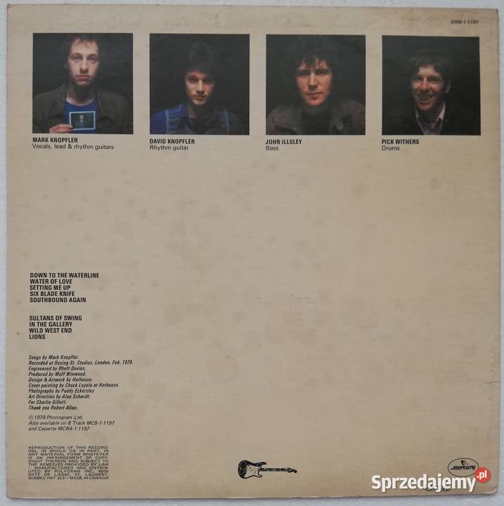Dire Straits Dire Straits 1Print Kanada perfekt płyta winylowa Jelenia Góra