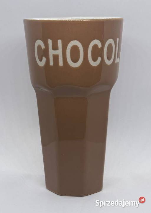Wysoki kubek Chocolat w stylu vintage retro małopolskie Kraków