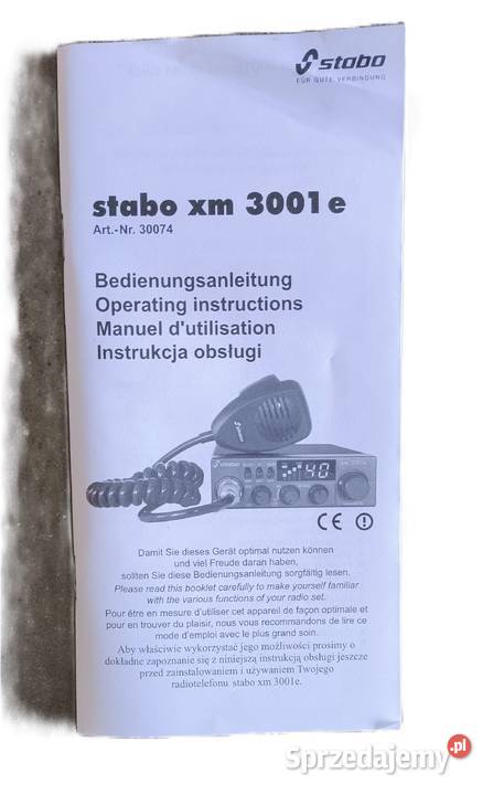 CB radio Stabo XM 3001e komplet antena pudło Stabo Elektronika Gliwice