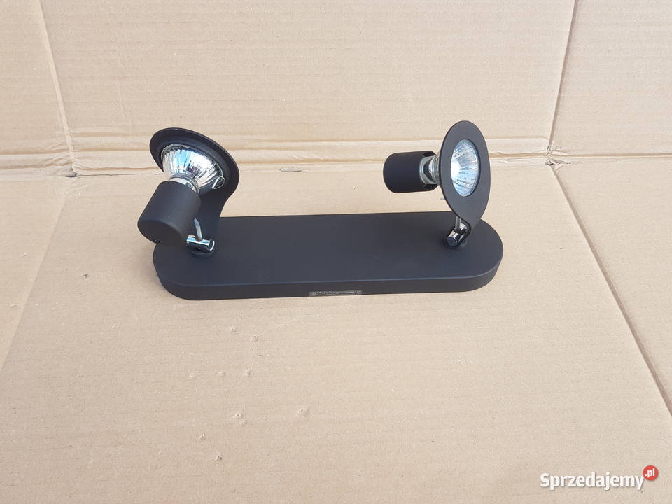 Lampa sufitowa listwa SPOT 2x50W czarny mat do