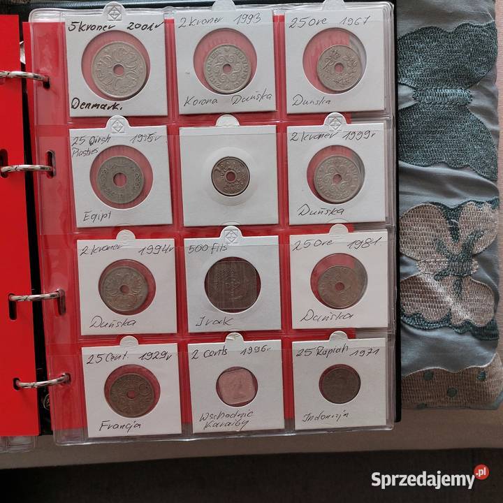 Monety dwa albumy również luzem Skierniewice