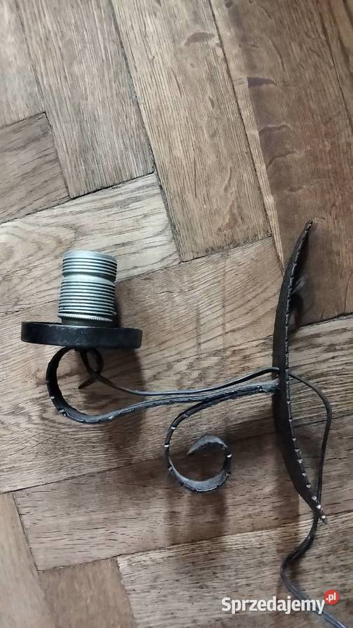 Stary kinkiet lampa klasyk PRL Warszawa