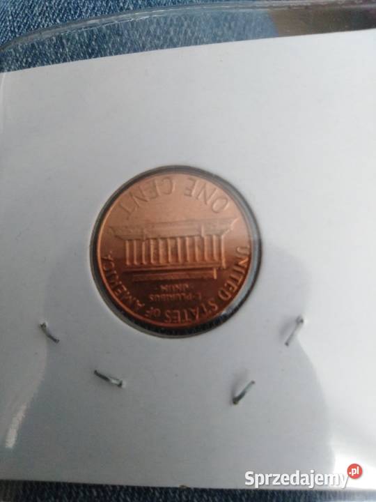 1 cent lincoln usa 1982 P cynk mała data Numizmatyka Żary