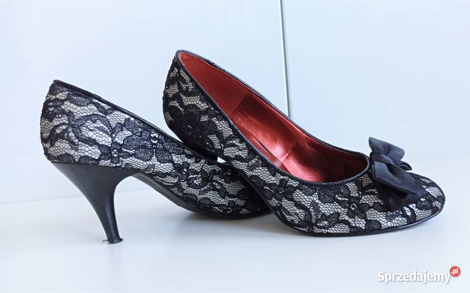 Szpilki czółenka koronka Graceland 36 Katowice