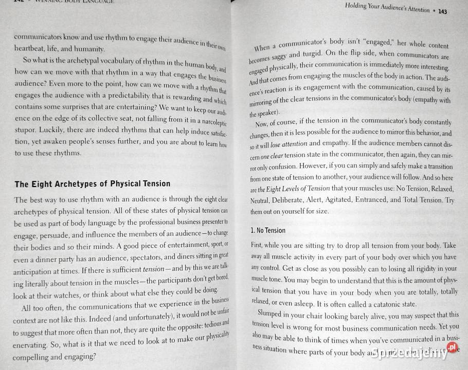 Winning Body Language Mark Bowden miękka Chełm sprzedam