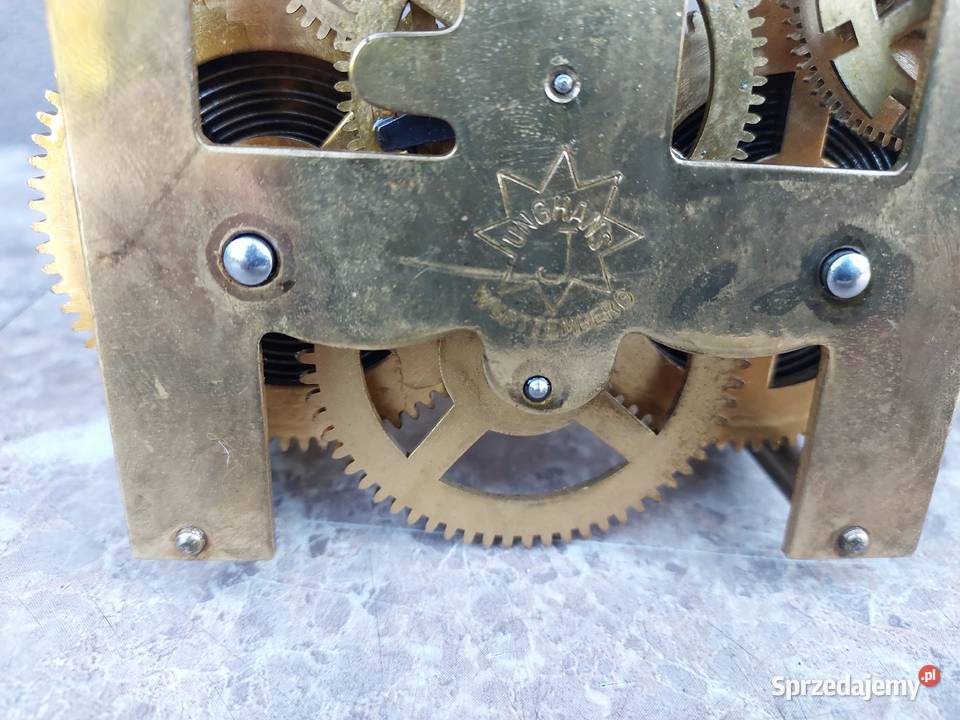 754 Mechanizm starego zegara ściennego Junghans Tczew