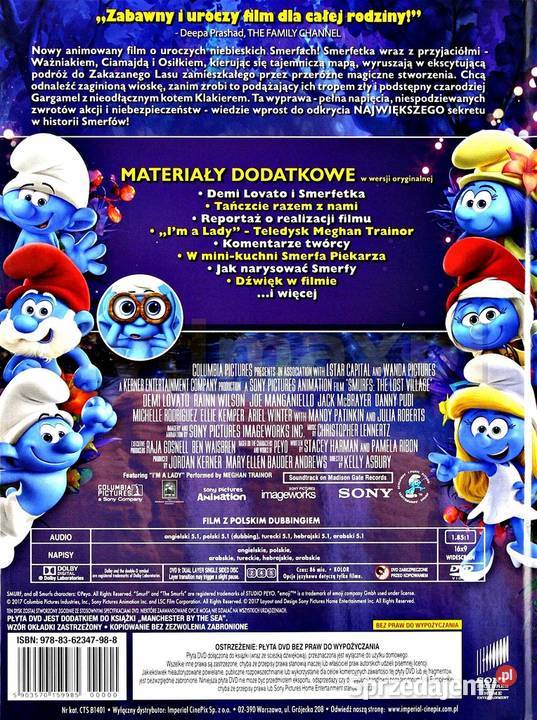 SMERFY POSZUKIWACZE ZAGINIONEJ WIOSKI animowany Kalisz