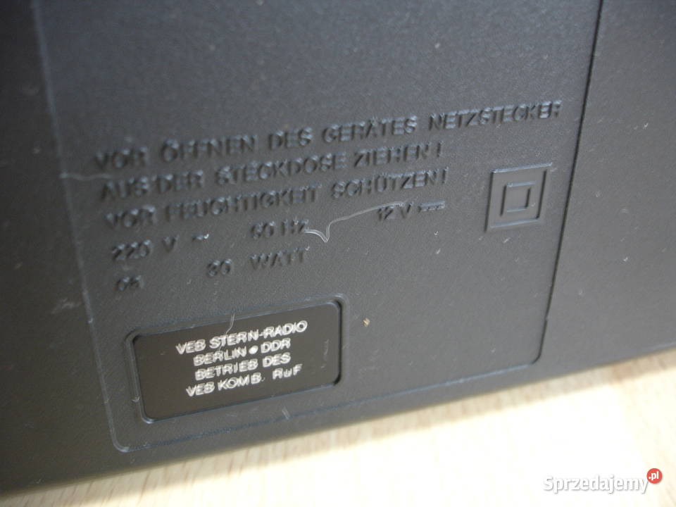 Radiomagnetofon STERN SKR 501 DDR Zielona Góra
