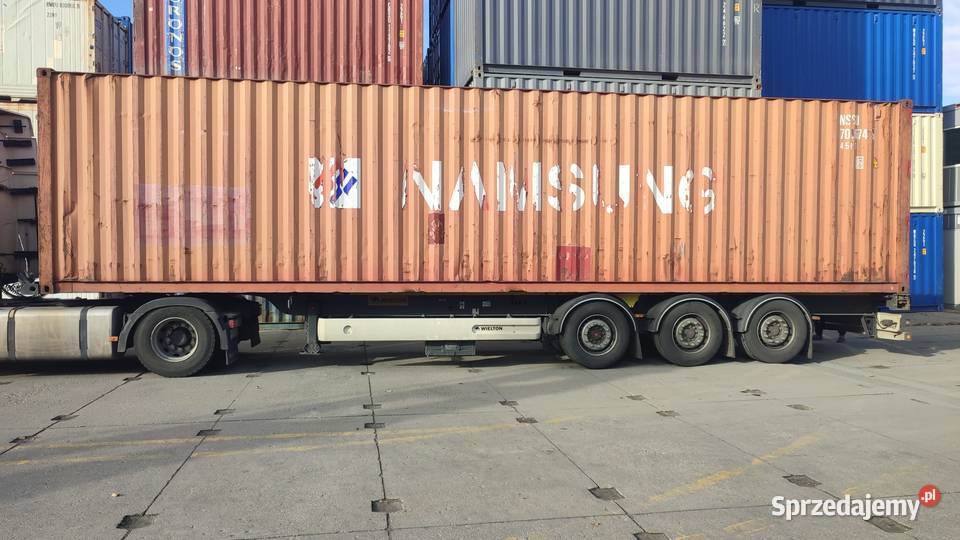 Kontener morski 12 metrów 40 HC sprzedam