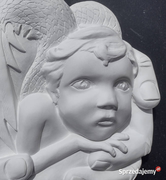 ANIOŁEK Płaskorzeźba FIGURKA ANIOŁ STRÓŻ Dziecko Białystok