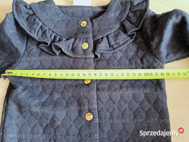 Bluza dziewczęca rozpinana granatowa ze złotą mazowieckie Płock