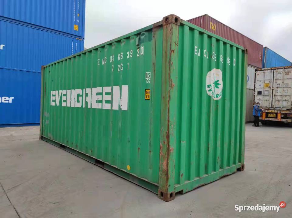 Kontener morski magazynowy 20DV 6 metrowy Lublin Magazynowanie