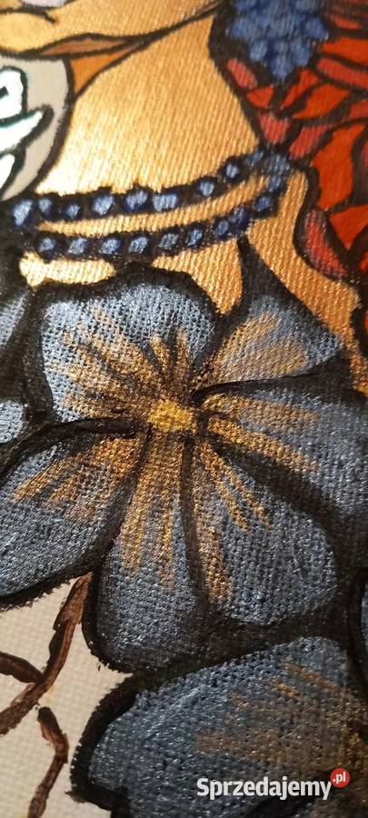 Kobieta w kapeluszu 24x30 Malarstwo Bydgoszcz