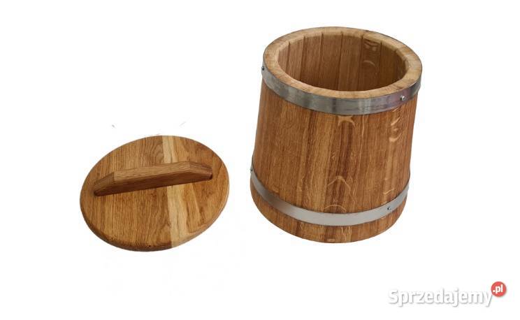 BECZKA DĘBOWA DO KISZENIA 10 L BECZKA POKRYWA Skawina sprzedam