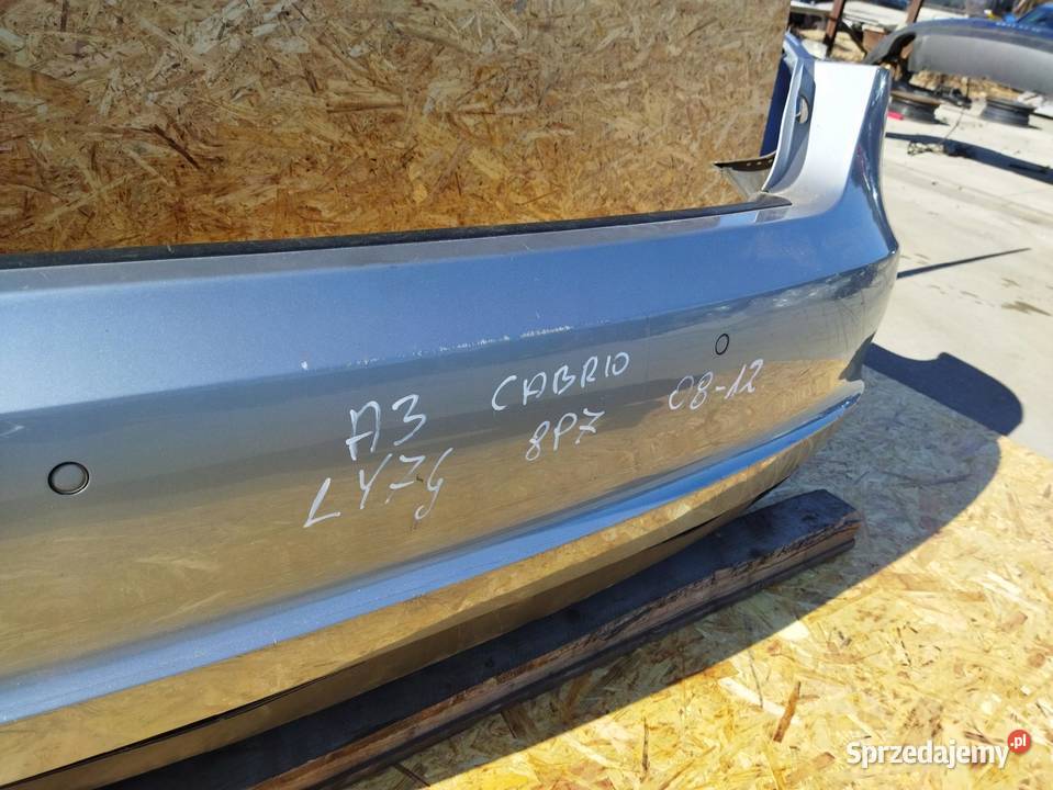 ZDERZAK TYŁ AUDI A3 8P LIFT CABRIO 20082012 LY7G osobowe Przystajń