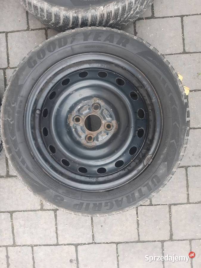 Koła 15 z oponami zimowymi 18565R15 GoodYear Samochodowe Ząbki