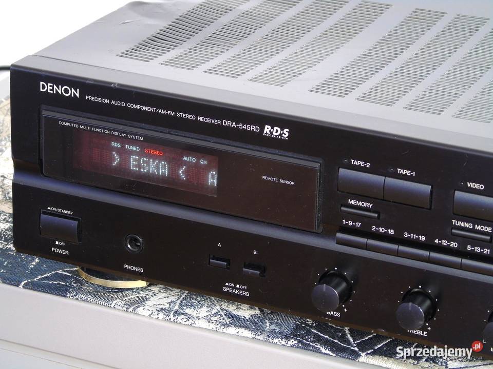 Amplituner Denon DRA545 RD sprawny DOSTAWA Audio Jasło