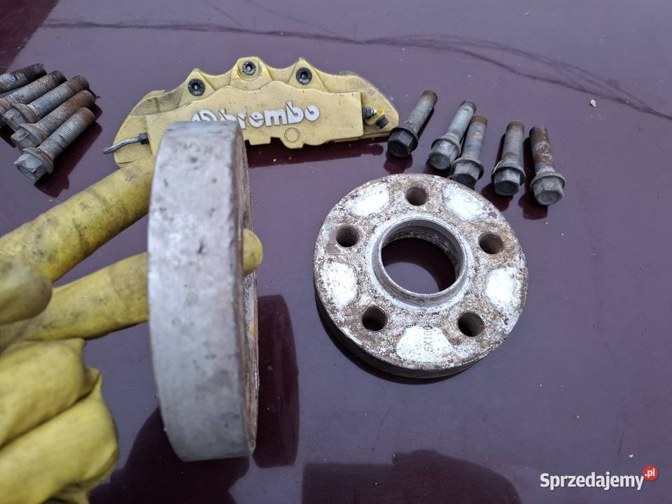 2 Dystansy 5x100 571 25 25mm Śruby VW Golf 4 Rok produkcji 2000 Skawina