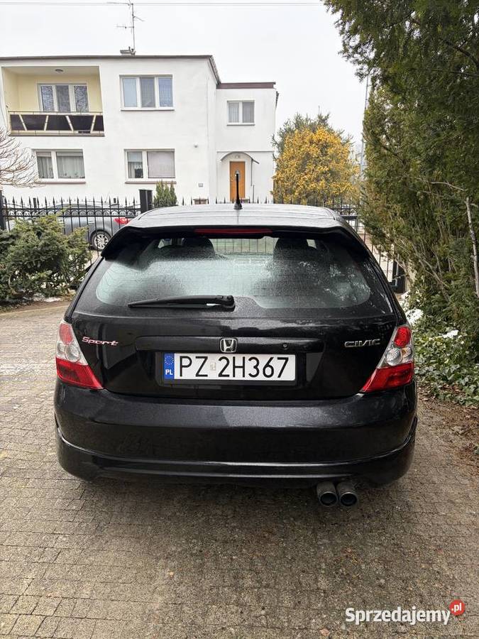 Honda Civic 7 EP2 16 VTEC Wersja Sport manualna Civic Swarzędz
