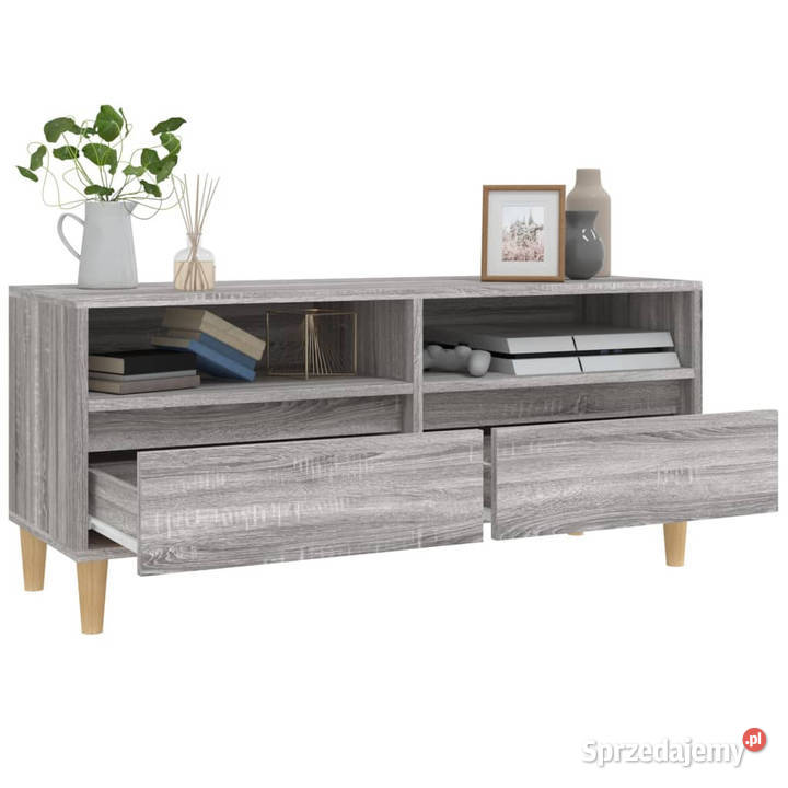 Szafka pod TV szary dąb sonoma 100x345x445 Warszawa sprzedam