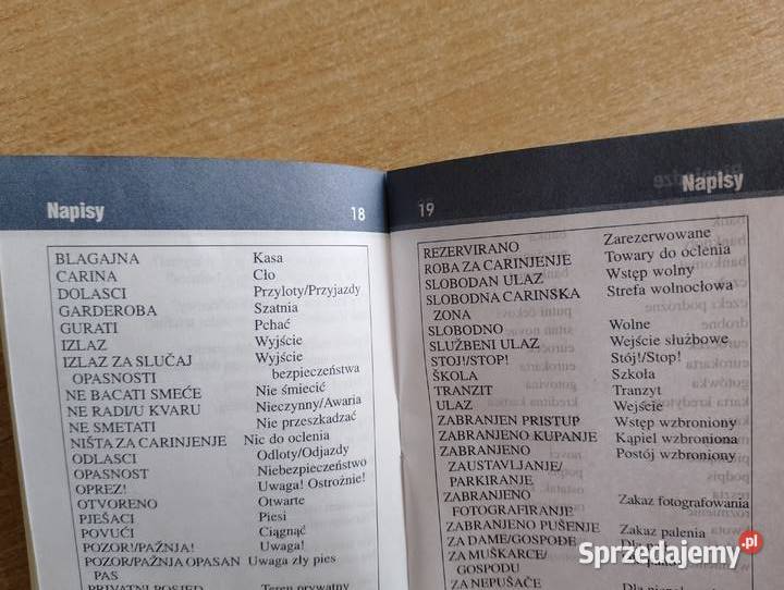 ROZMÓWKI CHORWACKIE mini wersja kieszonkowa do Złotniki