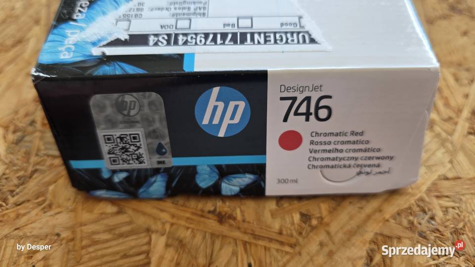 Sprzedam nowy tusz hp DesignJet 746 Chromatic mazowieckie Warszawa sprzedam