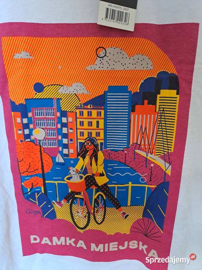Lidl Esmara Tshirt Koszulka Damska Damka Miejska