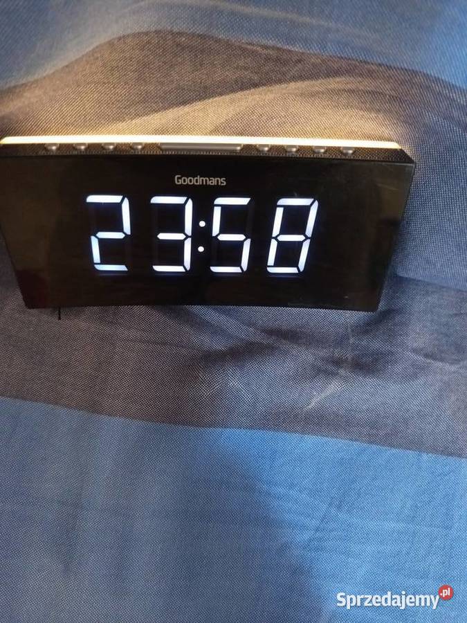 Radiobudzik GOODMANS zgrabny duży wyświetlacz