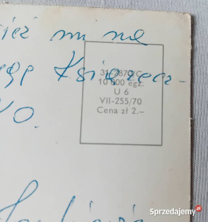 Pocztówka Leszno fragment rynku barokowe Koźminek sprzedam