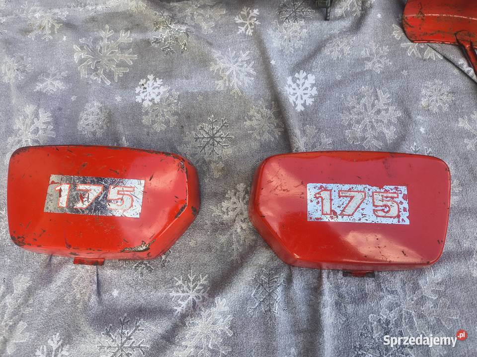 Zbiornik błotniki osłony boczki Cz 175 Błotniki motocyklowe