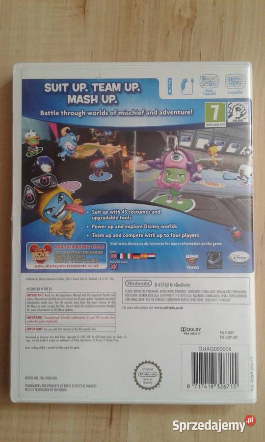 Disney Universe WII Gry na konsole Dręszew