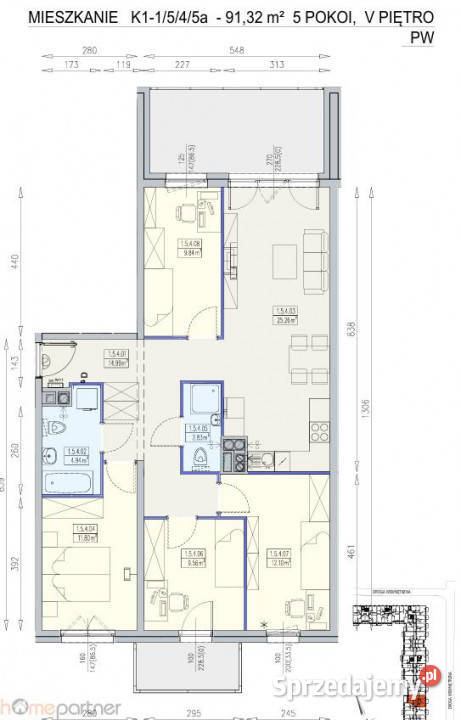 Mieszkanie 9132 metry 5 pok Wrocław