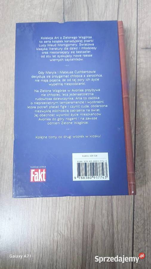 Książka Ania z Zielonego wzgórza Lucy Maud Stalowa Wola