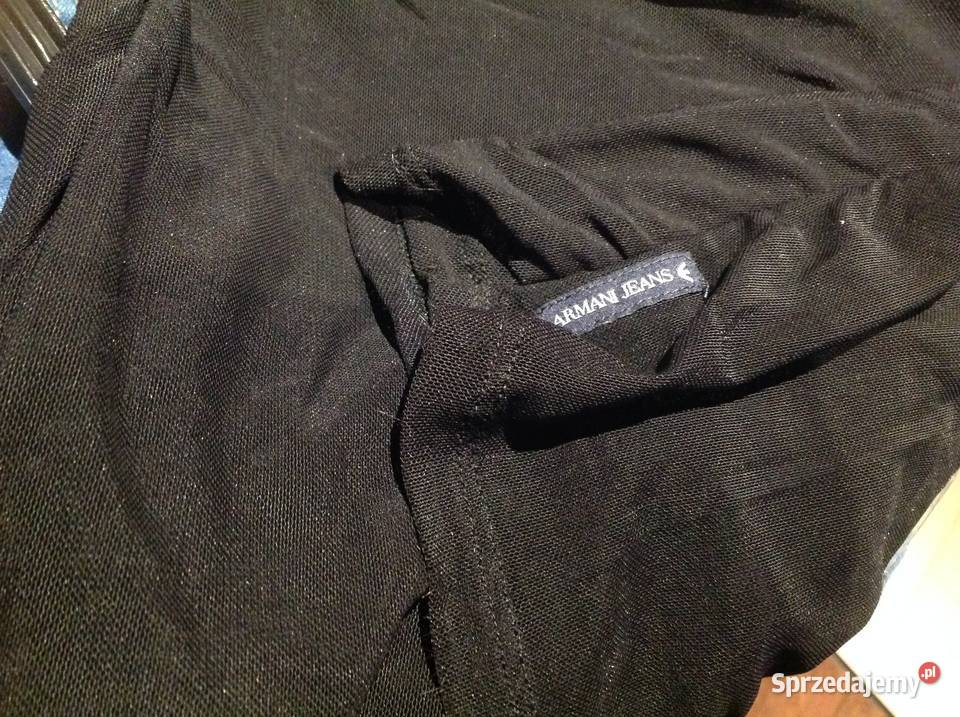 Bluzka Czarna Damska ARMANI S Rozmiar 36(S) Nowa Sól