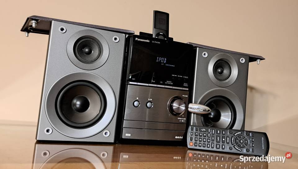 Panasonic SAPM500 iPodUSBCDMP3RDS pilot Krotoszyn