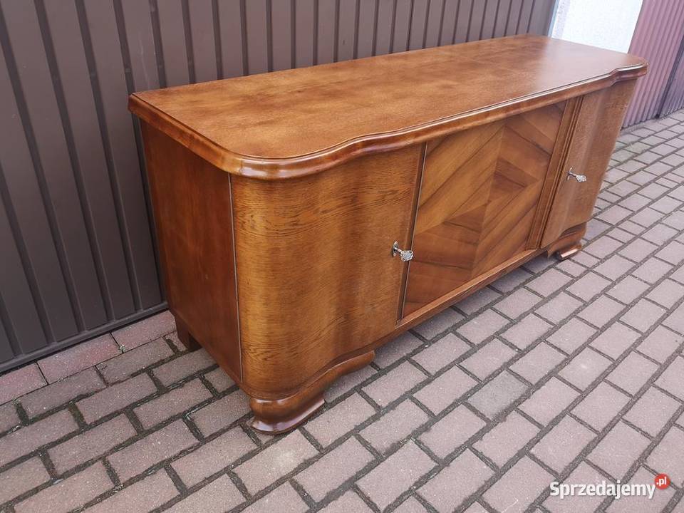 Komoda Niska RTV OrzechDąb Solidna Stara Antyk Swarzędz sprzedam