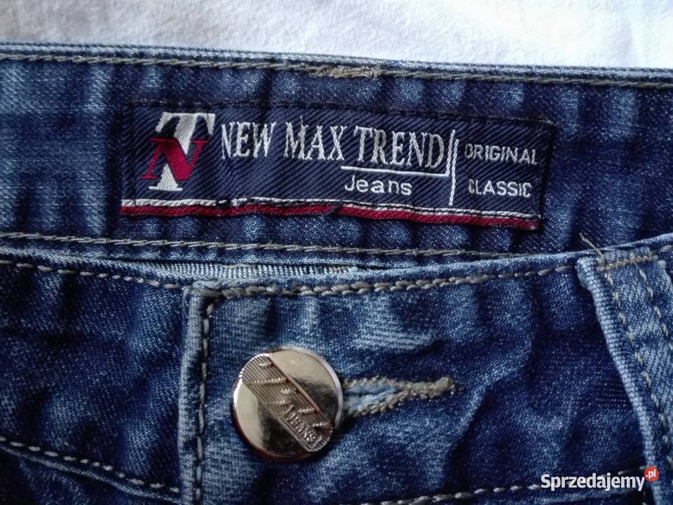 Jeansy proste niebieskie DENIM rozmiar W32 M L Warszawa