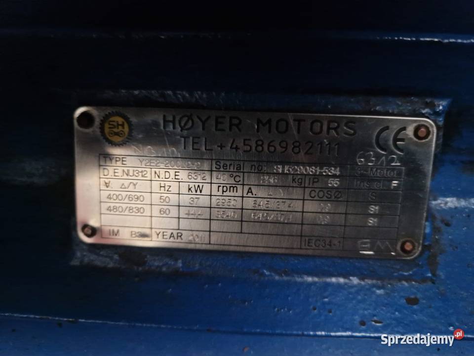 Silnik elektryczny 37 kW Wieliczka