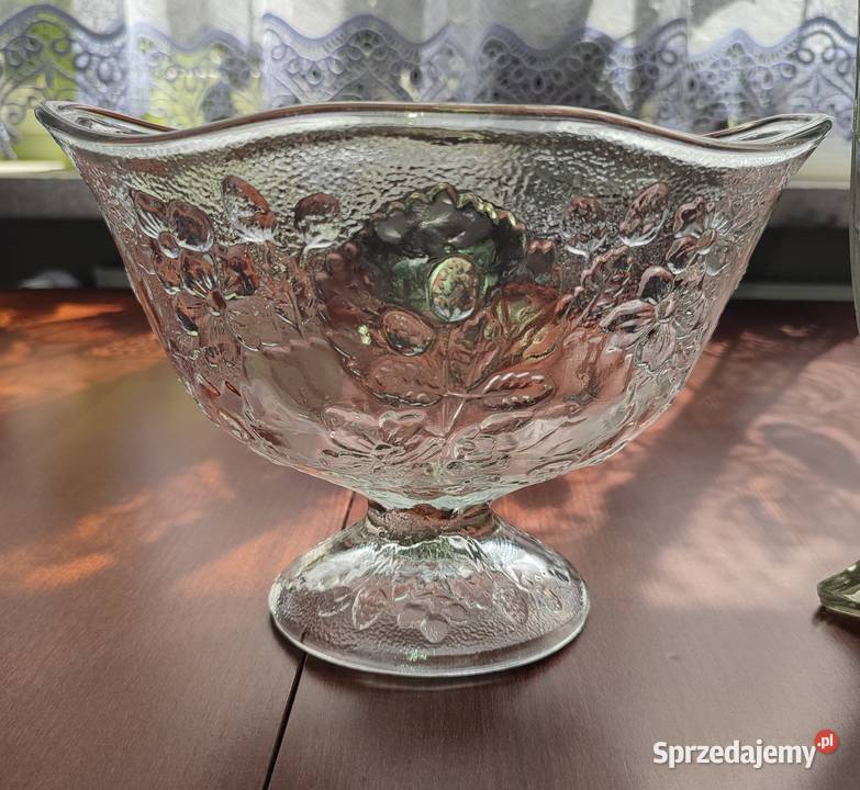 PRL szkło 3 sztuki Warszawa