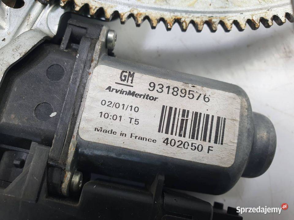 PODNOŚNIK SZYBY LP OPEL MERIVA A LIFT 93189576 osobowe