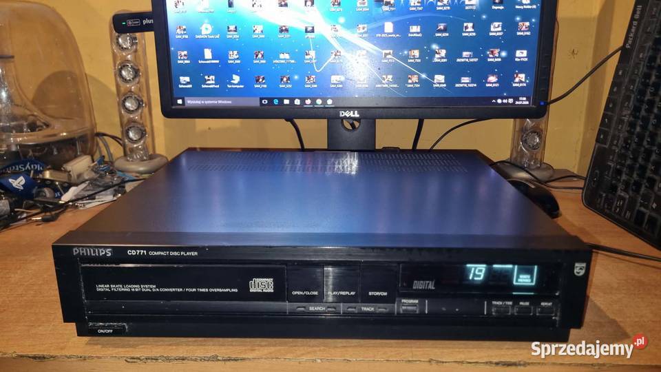 Odtwarzacz CD Philips CD771 CDM TDA1541A Topowy