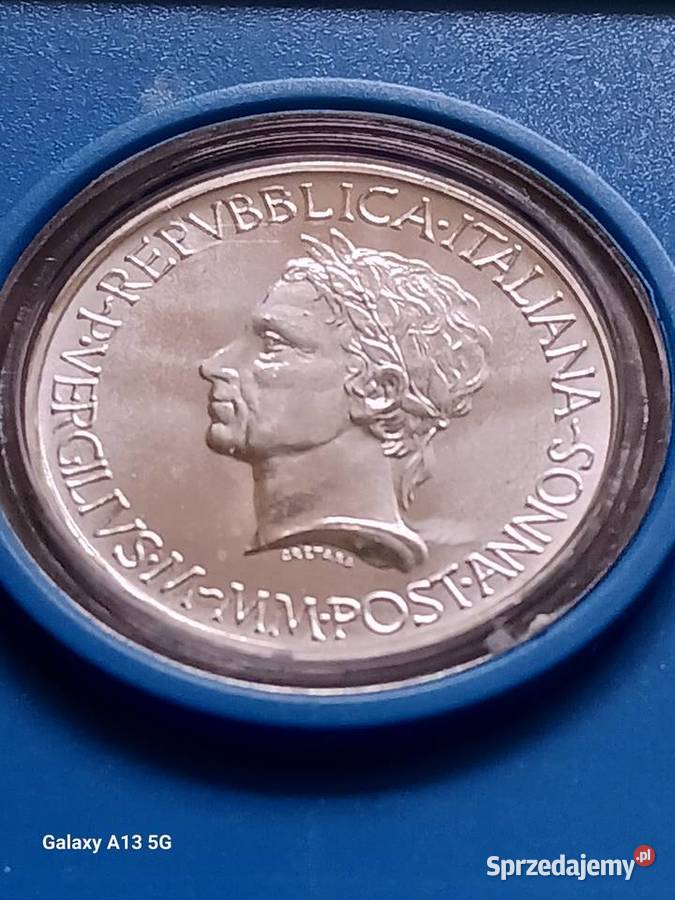 500 Lirów Włochy 1981 r Wergilius Mennicze sprzedam