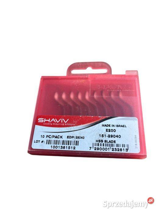 Nowe ostrza gratownicze SHAVIV E200 9 Made in Tuliszków